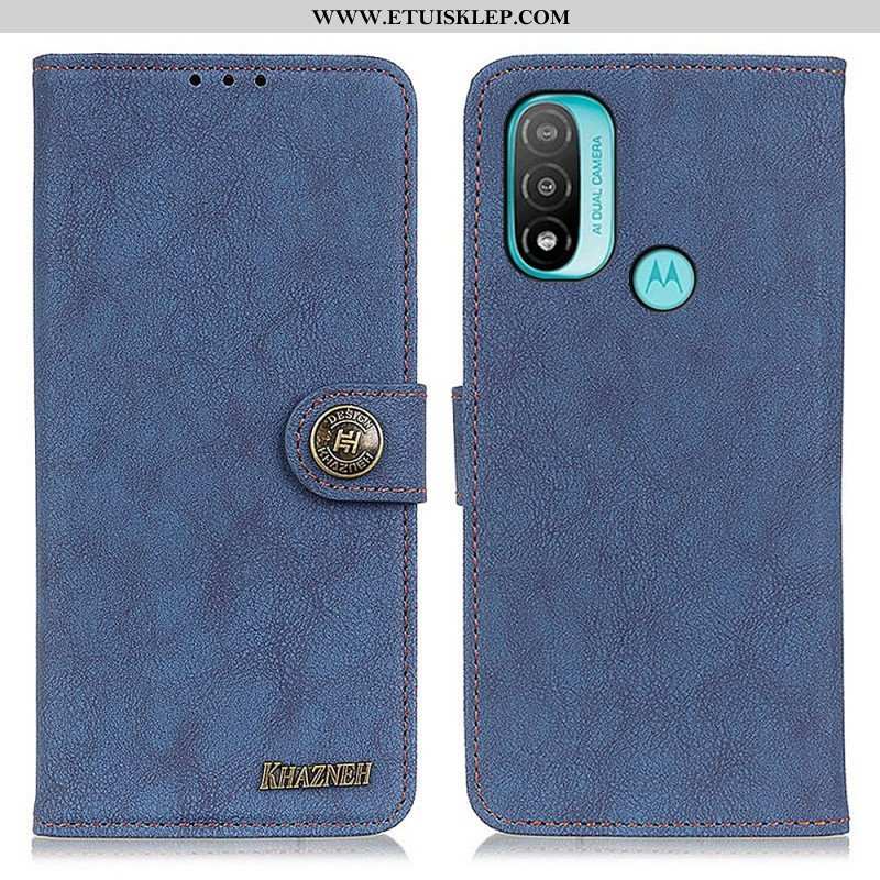 Etui Na Telefon Pokrowce do Moto E40 / E30 / E20 Dwoina Khazneh W Stylu Retro